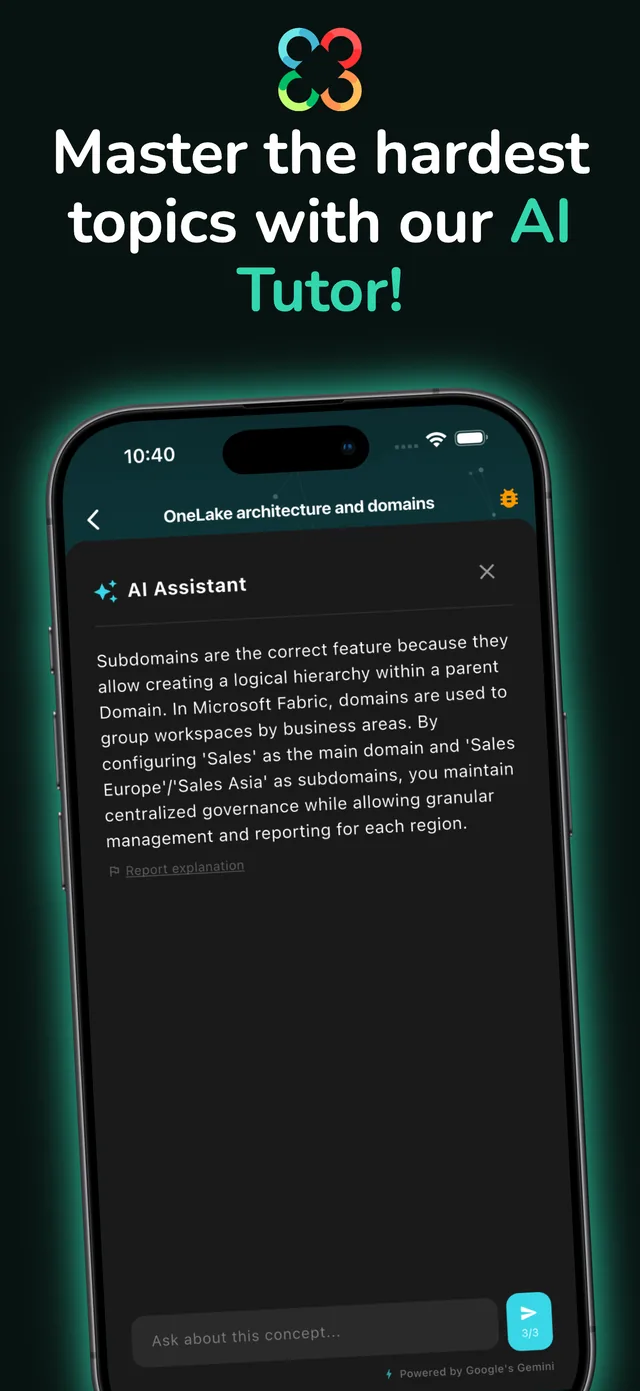 DP-600 screenshot